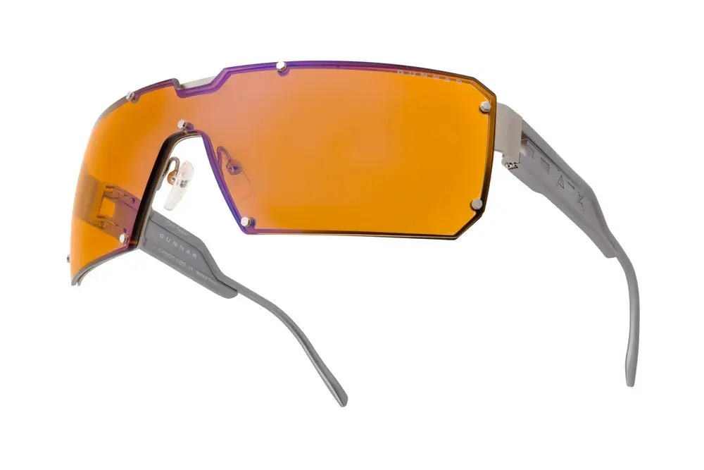 Computer Glasses GUNNAR Cyberpunk 2077 Dex - Amber Max - Steel