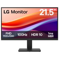 LG 22U401A-B, 21.5" VA, 5ms (GtG at Faster), 100Hz, 3000:1,  Dynamic Action Sync, 250 cd/m2, Full HD 1920x1080, HDR 10 / sRGB 99%, VRR, Flicker Safe, Reader Mode, D-Sub, HDMI, Tilt, Headphone out, Black, image 