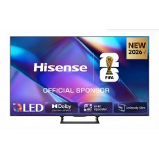 Hisense 55"A7S, 4K Ultra HD 3840x2160, Quantum Dot, Light Sensor,HDR 10+, HLG, Dolby Vision, Dolby Atmos, Smart TV, Voice Control,2x10 W + 20 W ,WiFi 5GHz, WiFi Direct, BT, Anyview Cast, 3xHDMI, 2xUSB, LAN, DVB-T2/C/S2, Black, image 