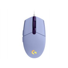 Gaming Mouse Logitech, G102 LightSync, RGB, Optical, Wired, USB, Lilac, image 