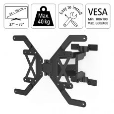 Hama TV Wall Bracket, OLED, 229 cm (90") up to 40 kg, 220850, image 