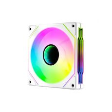 AeroCool Fan 120mm Phantom M-3R - Infinity Mirror ARGB, REVERSE - White, image 