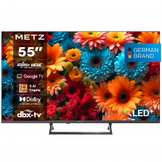 METZ TV 55" 55MQF7500Z UHD QLED SMART TV, 120Hz, 4K, Google TV, Frameless, 139.0cm, image 