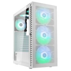 Case Kolink Observatory HF Mesh ARGB TG Mid-Tower White, image 