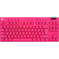 Gaming Mechanical keyboard Logitech G Pro X TKL Lightspeed Tactile Switch, Magenta, image 