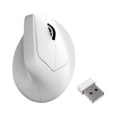 Keychron M5 Wireless Ergonomic Mouse 8K - White, image 
