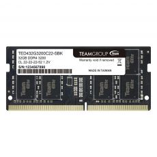 Memory Team Group Elite DDR4 SO-DIMM 32GB 3200MHz CL22 1.2V TED432G3200C22-S01, image 