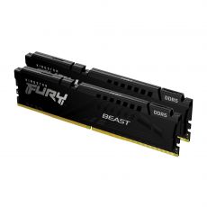 Memory Kingston FURY Beast Black 16GB(2x8GB) DDR5 5600MHz CL40 KF556C40BBK2-16, image 