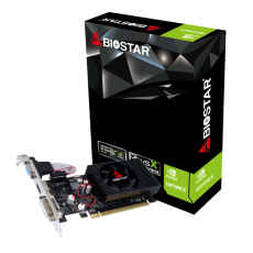 Graphic card BIOSTAR GeForce GT730, 2GB, GDDR3, 128 bit, DVI-I, D-Sub, HDMI, image 