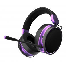 Gaming Wireless Headphones Dark Project Sono Wireless - Black/Violet, image 