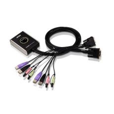 ATEN CS682, 2-Port USB DVI/Audio Cable KVM Switch (2x 1.2m), image 