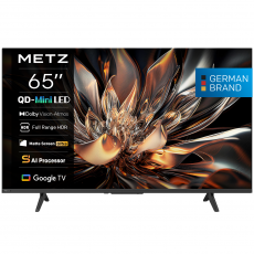 METZ TV 65" 65MNH7000Z UHD 4K QD-Mini LED, Matte Screen Ultra, Google TV, Клас E, image 