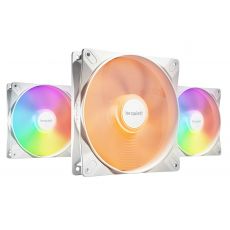 be quiet! Fan Pack 3-in-1 3 x 140mm - LIGHT WINGS LX 140mm PWM high-speed White Triple-Pack, image 