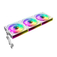 Gamemax Fan Pack 3-in-1 3x120mm - FN12A-S3I White, Daisy-Chain, Addressable RGB, image 