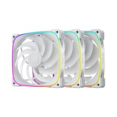 Geometric Future Fan Pack 3-in-1 140 mm - Squama 2503W-14 White, image 