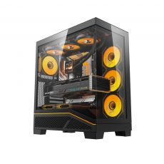 Darkflash Case ATX - K430 Black - 6 x 120 mm A-RGB fans included, USB-C, image 