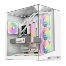 Gamemax Case ATX - NEX C56 VC WH, image 