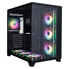 1stPlayer Case ATX - MEGAVIEW MV8 Black - 7 x 120 mm A-RGB fans included, image 