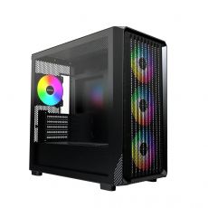 Montech Case mATX - X5M (B) - 4 x 120 mm A-RGB, USB-C, image 