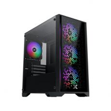 Xigmatek Case mATX - NYX II - 4 RGB Fans, image 
