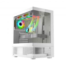 1stPlayer Case ATX - MIKU Mi7-A White - Reversed fans included, image 