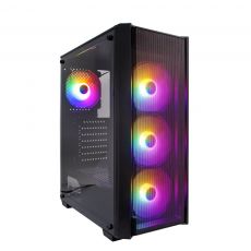 1stPlayer Case ATX - Fire Dancing V4 RGB - 4 fans included, image 