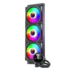 Gamemax Water Cooling IceBurg 360 Digital Black - Addressable RGB, image 