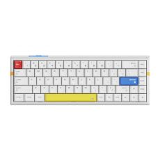 ATK Professional Gaming Mechanical Keyboard RS6 Ultra - 8K, TTC RGB Magneto Switches [Linear] - White Shadow Warrior, image 