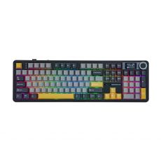 Aula Wireless Gaming Mechanical Keyboard F108 PRO - Volcanic Switch [Linear] (English US), Black, Gray, image 