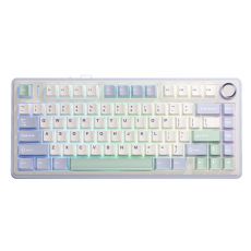 Aula Wireless Gaming Mechanical Keyboard F75 - Reaper Switch [Linear] (English US), Purple, Beige, Green, image 