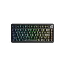 Aula Wireless Gaming Mechanical Keyboard F75HE - Black King Magnetic Switch [Linear] (English US), Black Contour, image 