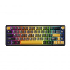 Marvo Wireless Gaming Mechanical keyboard Titan 65 - KG984W Black - Banana Crystal [Linear], image 