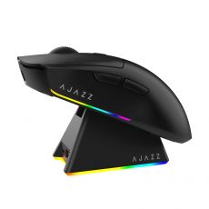 Ajazz AJ139 V2 MC - Wireless Gaming Mouse - 1K, Magnetic Charging Dock, Black, image 