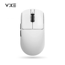 VXE Wireless Gaming Mouse Dragonfly R1 1K - Huano Ice Berry Pink Dot Switches, White, image 