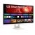 LG 27U731SA-W, 27" IPS Smart webOS23, 5ms, 1000:1, 350cd/m, FHD 3840 x 2160, ThinQ, DCI-P3 90%, HDR 10, HDMI, USB Type-C , Bluetooth, Speacers 5W x 2, Tilt, White, image _ab__is.image_number.default