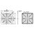 Evercool Fan Filter Plastic - 92mm, image , 2 image