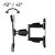 Hama FULLMOTION TV Wall Bracket, 3 Stars, 191 cm (75"), black, image _ab__is.image_number.default