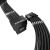 1stPlayer Custom Sleeved Modding Cable Black - PCIe 5.0 12VHPWR M/M - FM2-B-BK, image 