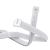 1stPlayer Custom Sleeved Modding Cable White - PCIe 5.0 12VHPWR M/M - FM2-B-WH, image _ab__is.image_number.default
