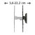 Hama TV Wall Bracket, Swivel, Tilt, 165 cm (65") up to 20 kg, image _ab__is.image_number.default