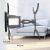 Hama TV Wall Bracket, Swivel, Tilt, Pull-out, 229 cm (90"), 220837, image _ab__is.image_number.default
