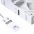Thermalright Fan Pack 3-in-1 3x120mm - TL-M12QW x 3 - White, Infinity Mirror, Daisy-Chain, A-RGB, image _ab__is.image_number.default