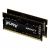 Memory Kingston Fury Impact 32GB(2x16GB) SODIMM DDR4 3200MHz CL20 16Gbit - KF432S20IBK2/32, image 