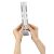 Hama "Aluminium" Laptop Stand, 6-stage Tilt, Folding, up to 40 cm (15.6"), silve, image , 5 image
