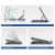 ACT AC8145 Folding Laptop Stand, 5 Positions, Black, image , 3 image
