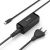 Hama Universal USB-C Notebook Power Supply Unit, GaN, Power Del. (PD), 5-20V/65W, image _ab__is.image_number.default