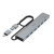 HAMA USB Hub, 7 Ports, USB 3.2 Gen 1, 5 Gbit/s, incl. USB-C Adapter and PSU, image 