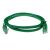 Green 1.5 meter U/UTP CAT6 patch cable with RJ45 connectors, image , 2 image