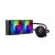 1stPlayer Water Cooling 240mm - Thunderstorm TS4 240 Black - Digital Display, aRGB, image 
