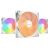be quiet! Fan Pack 3-in-1 3 x 140mm - LIGHT WINGS LX 140mm PWM high-speed White Triple-Pack, image 